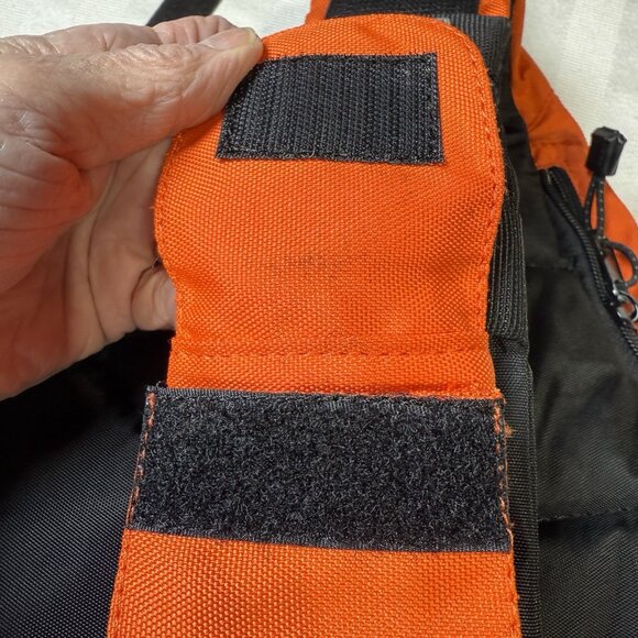 VTG GAP Sling Bag Backpack ORANGE Crossbody Shoulder Tactical Gorpcore Y2K EUC - Picture 10 of 11